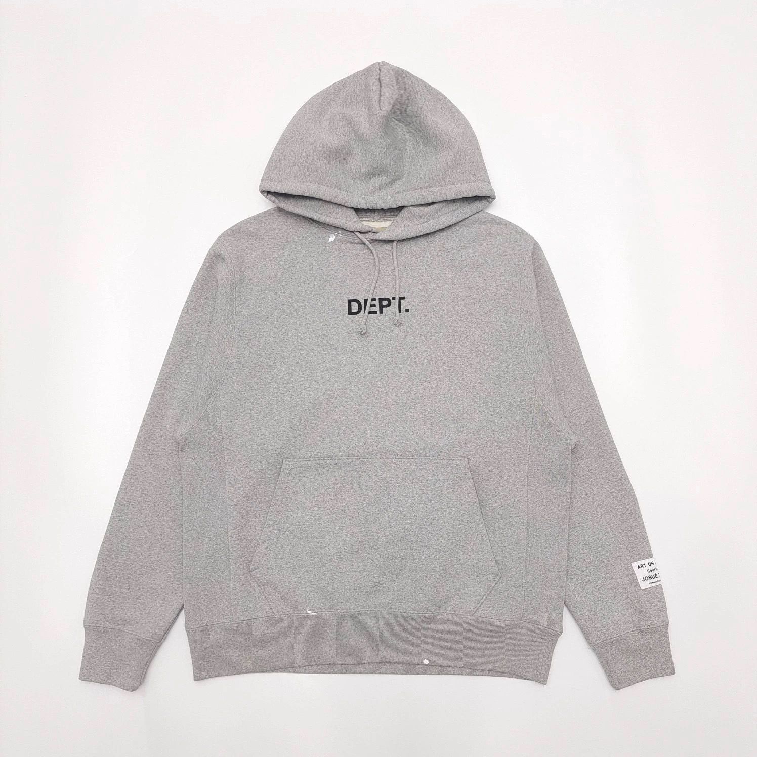 1:1 Hand-painted graffiti basic small letter hoodie vintage wash hoodie
