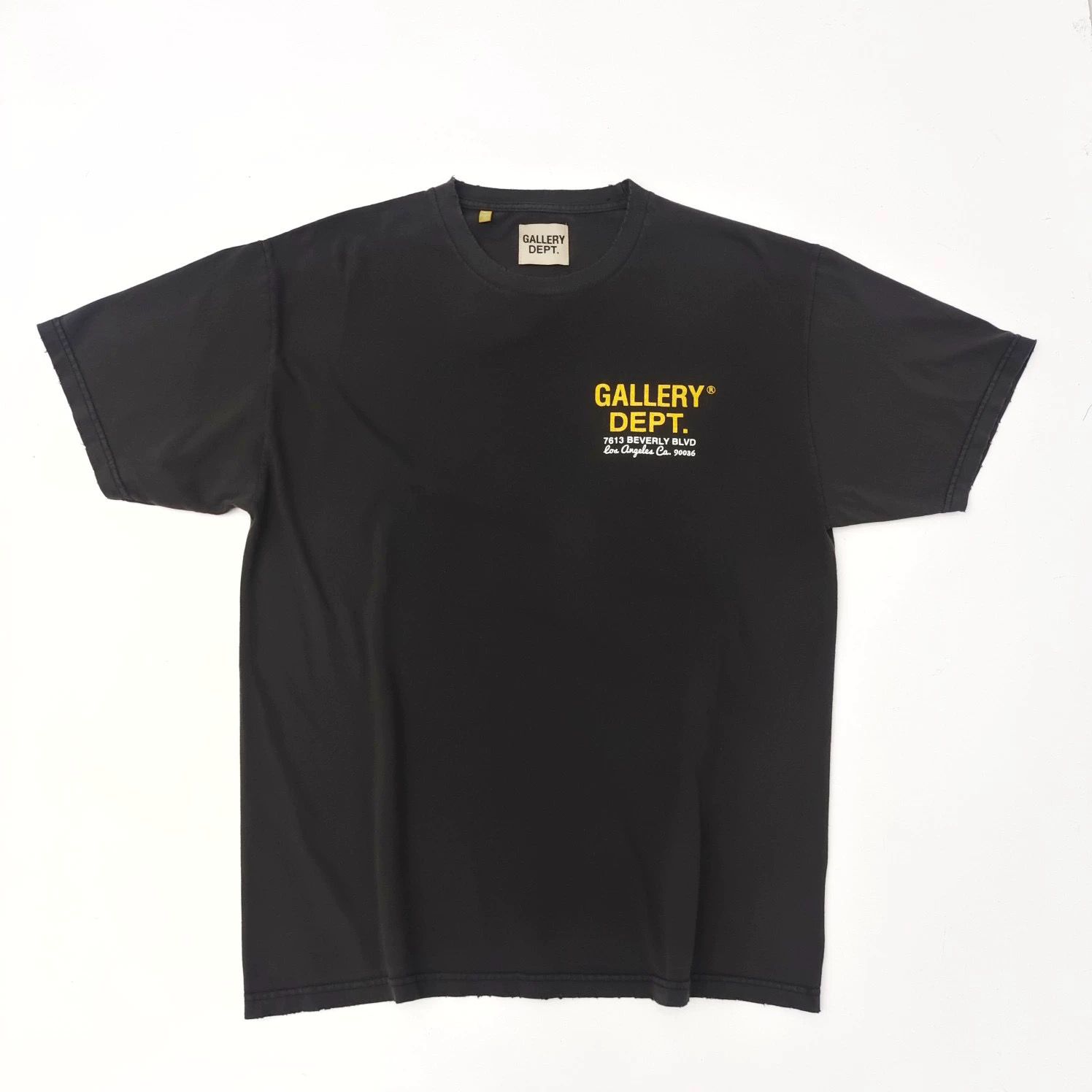 1:1 top quality washing color with back car tshirt