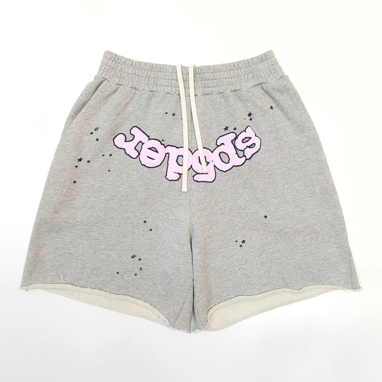 1:1 top quality washing color with puff logo short
