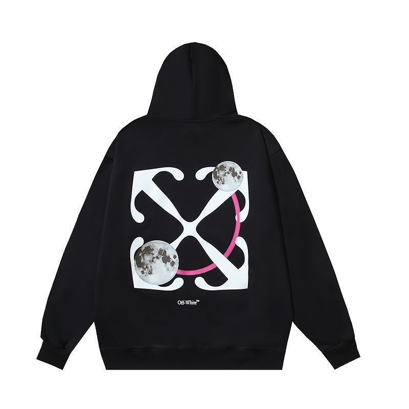 Simple color with arrow ball in back hoodie
