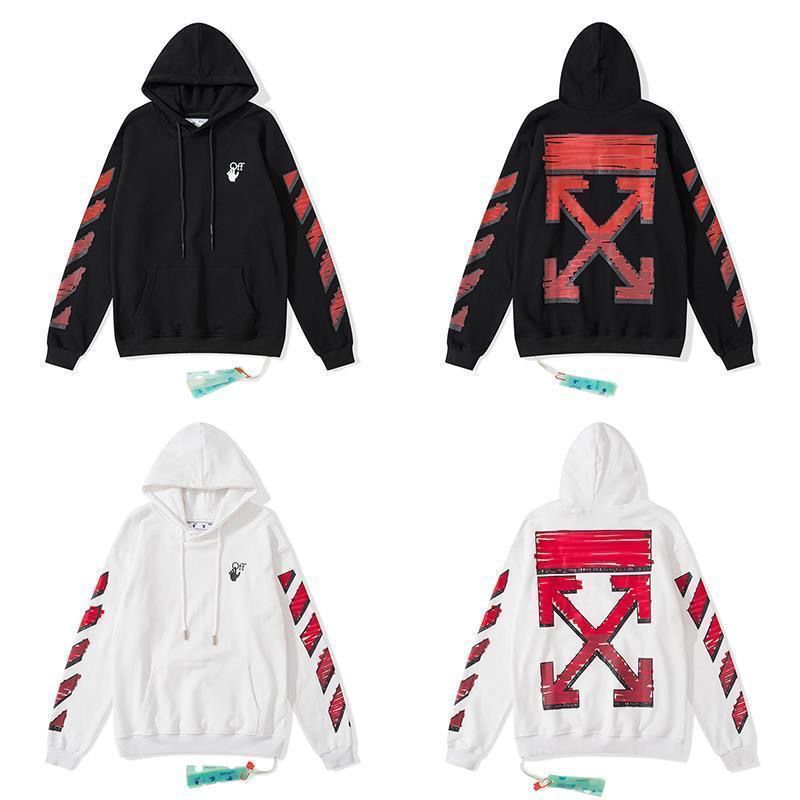 New autumn winter graffic markers arrow hoodie