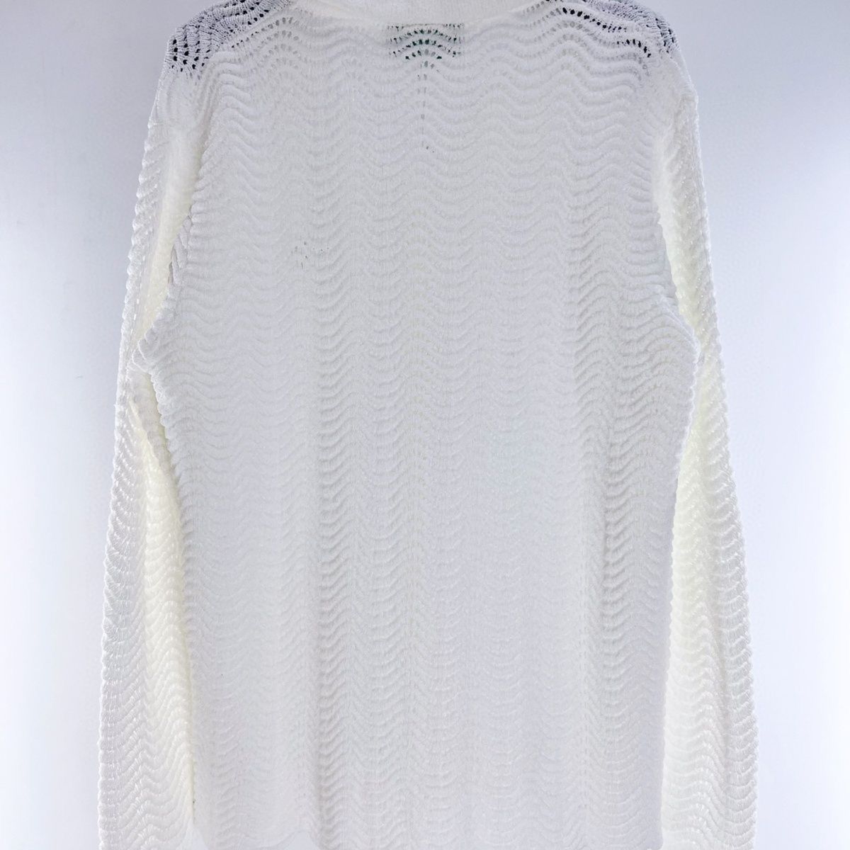 1:1 Top quality new sweater embroidery hollwed-out kintted pearl buttons sweater