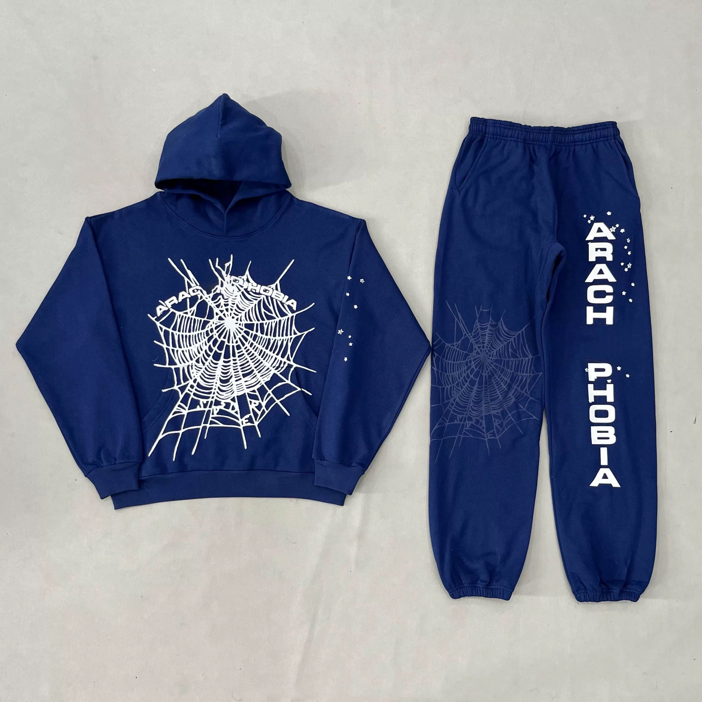 1:1 Top quality blue grey tracksuit