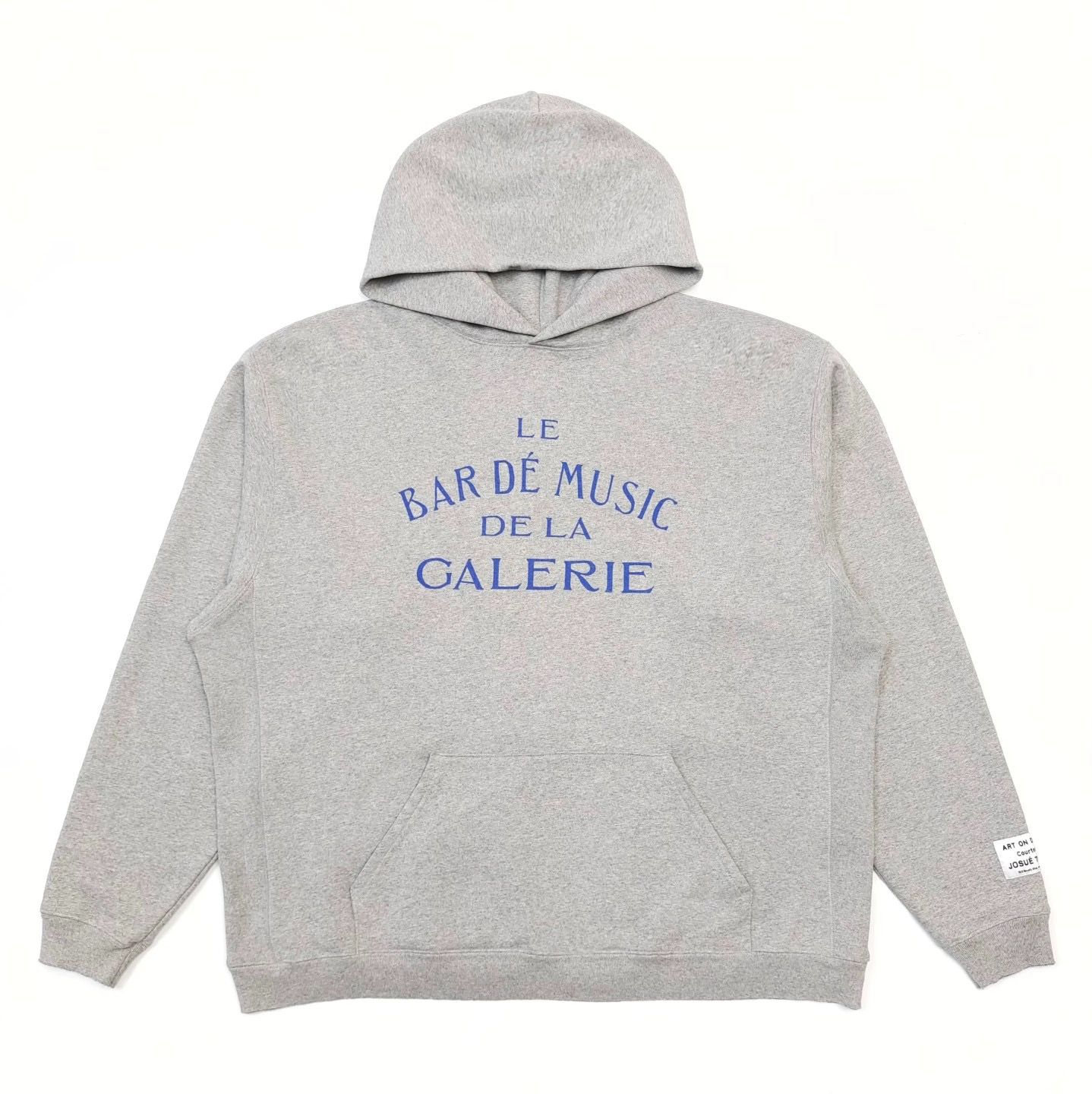 1:1 Top quality washing grey with blue letter print hoodie