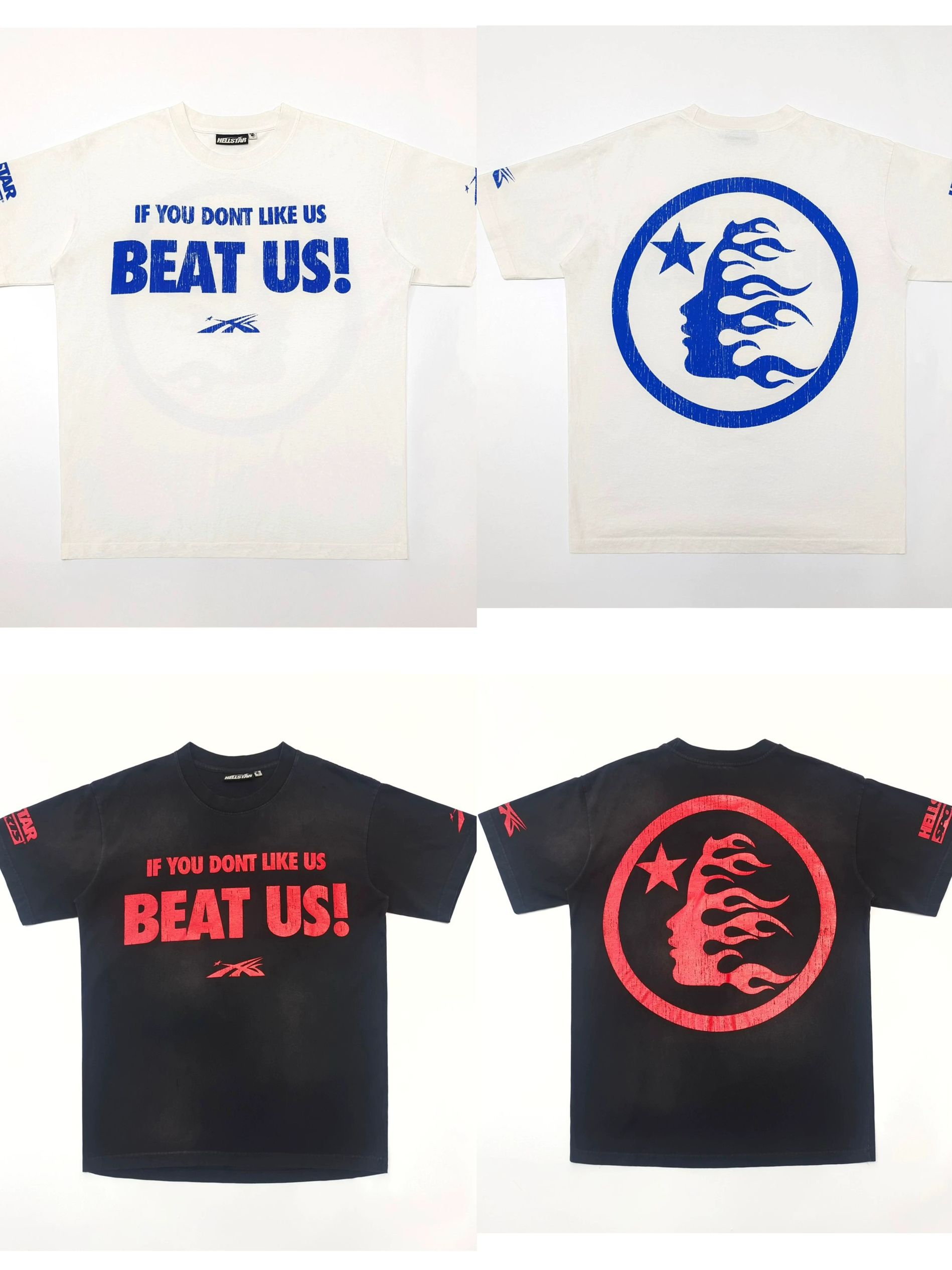1:1 Top quality basic color beat us print tshirt
