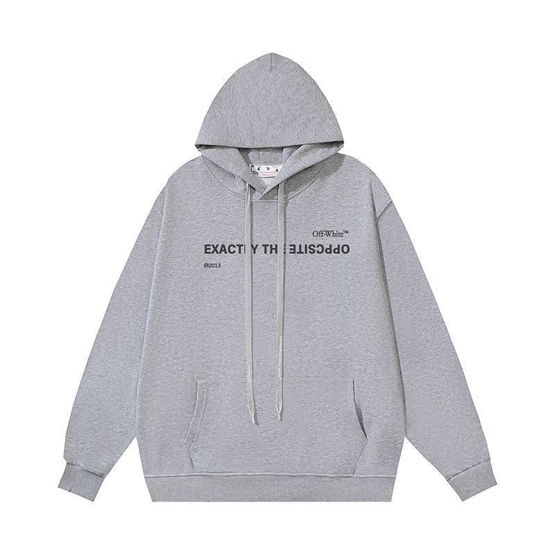 New basic color with simple letter logo hoodie