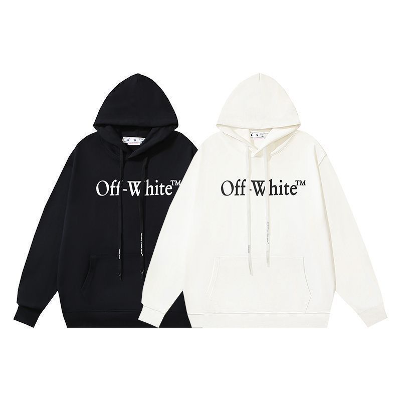 Black letter logo printing simple hoodie