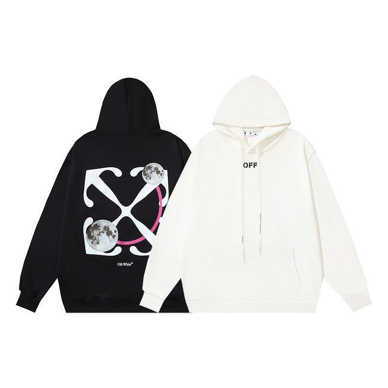 Simple color with arrow ball in back hoodie