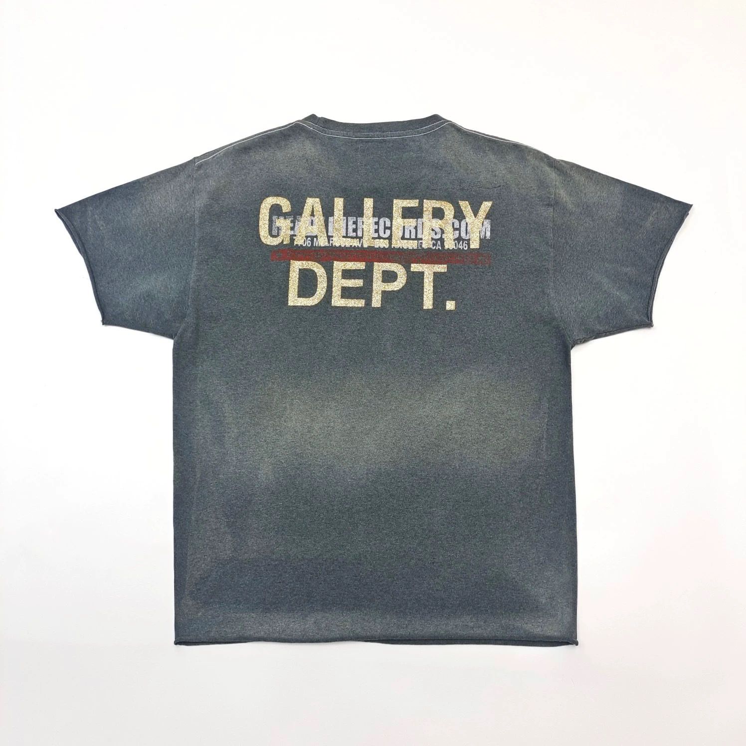 1:1 top quality washing grey color tshirt