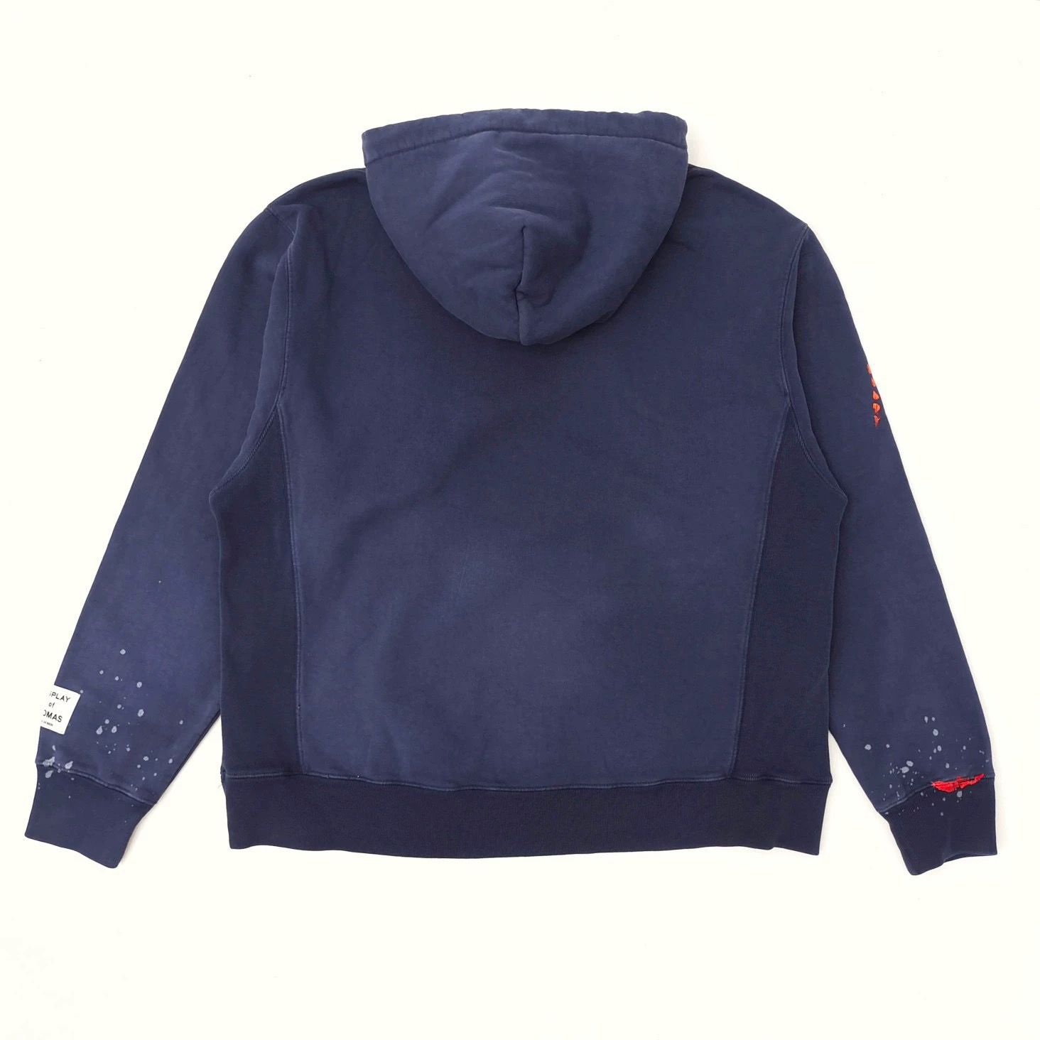 1:1 top quality washing dark navy hoodie