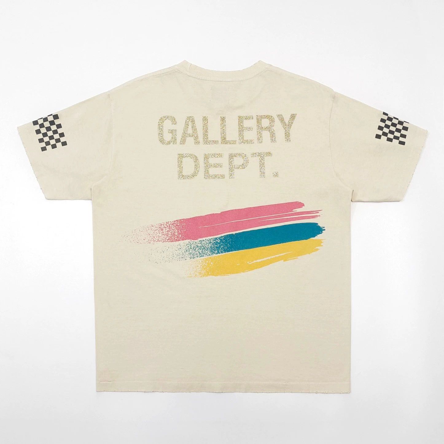 1:1 top quality washing beige color with mia print tshirt