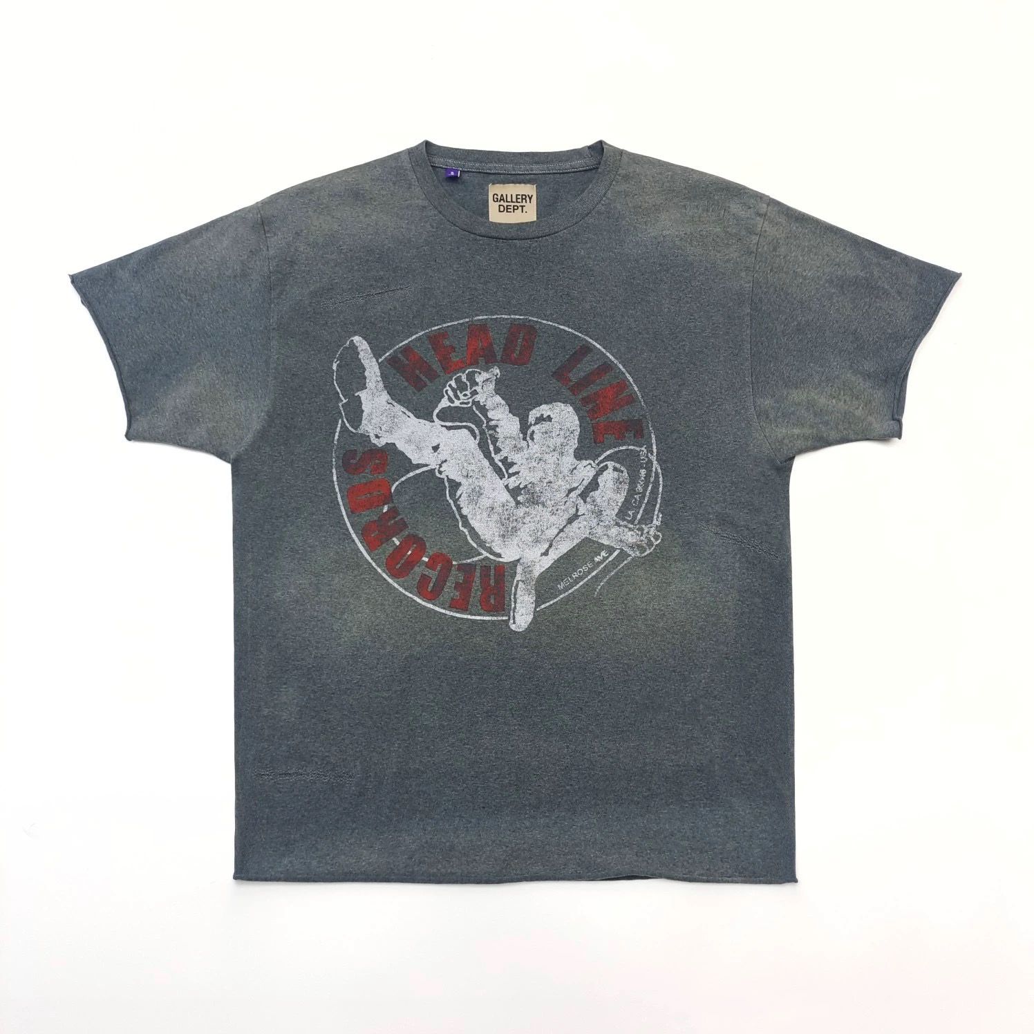 1:1 top quality washing grey color tshirt