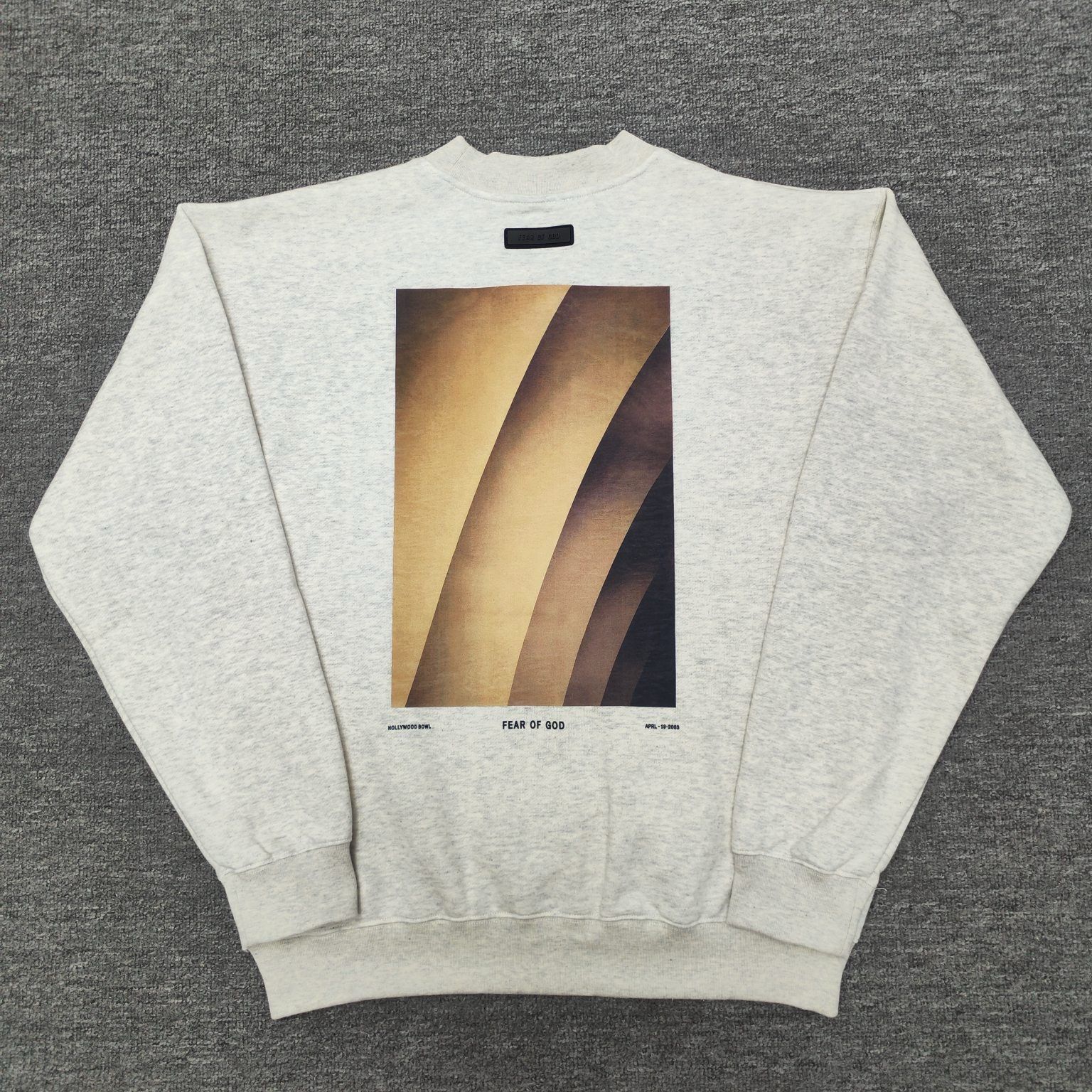 1:1 Top version joint three bar silicorn printed crewneck