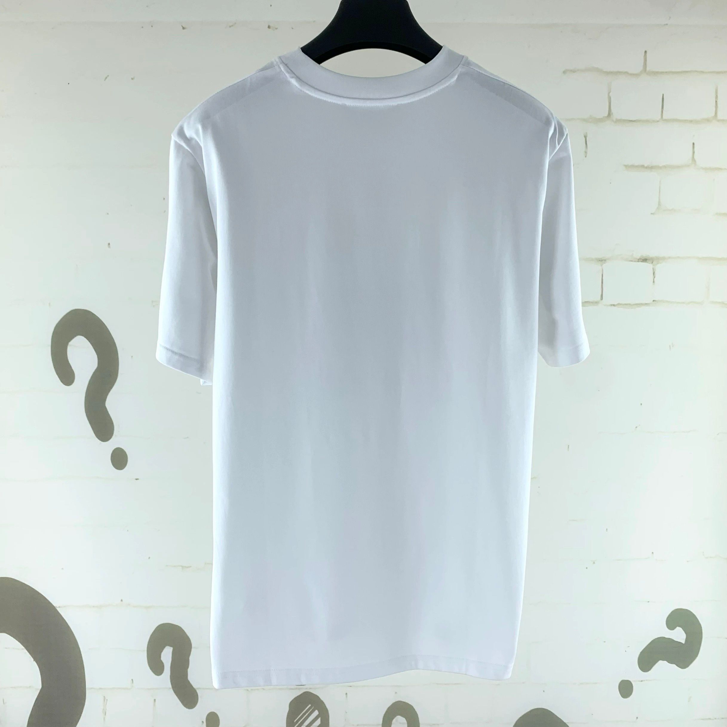 1:1 Top quality white with castle print tshirt