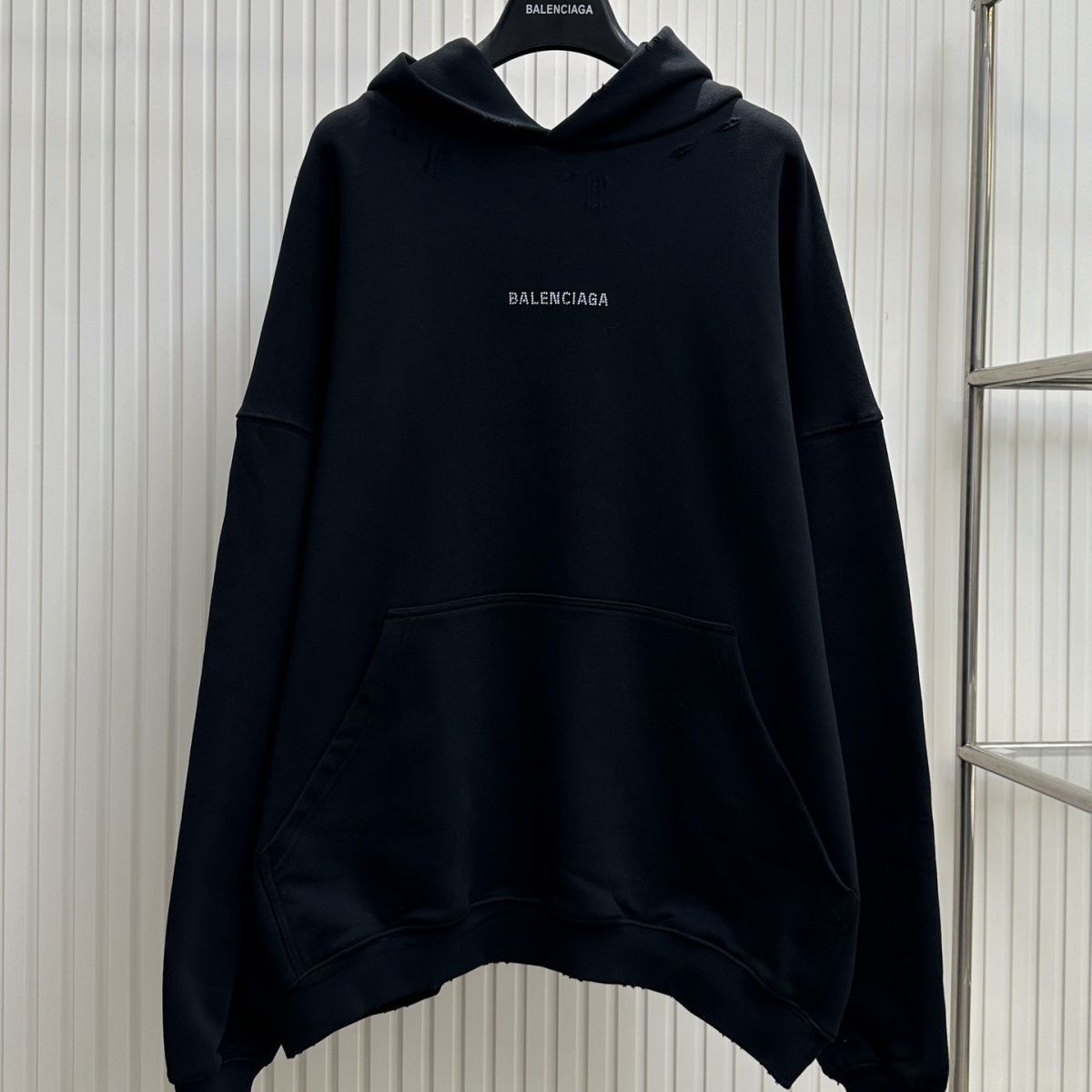 1:1 Version 2024 new front and back pressed and drilled hoodie
