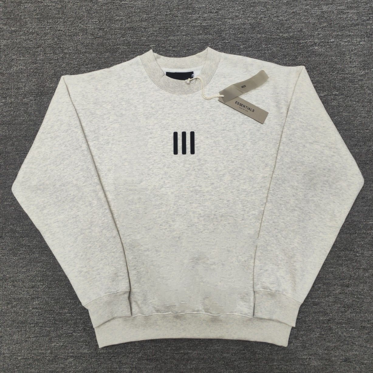 1:1 Top version joint three bar silicorn printed crewneck