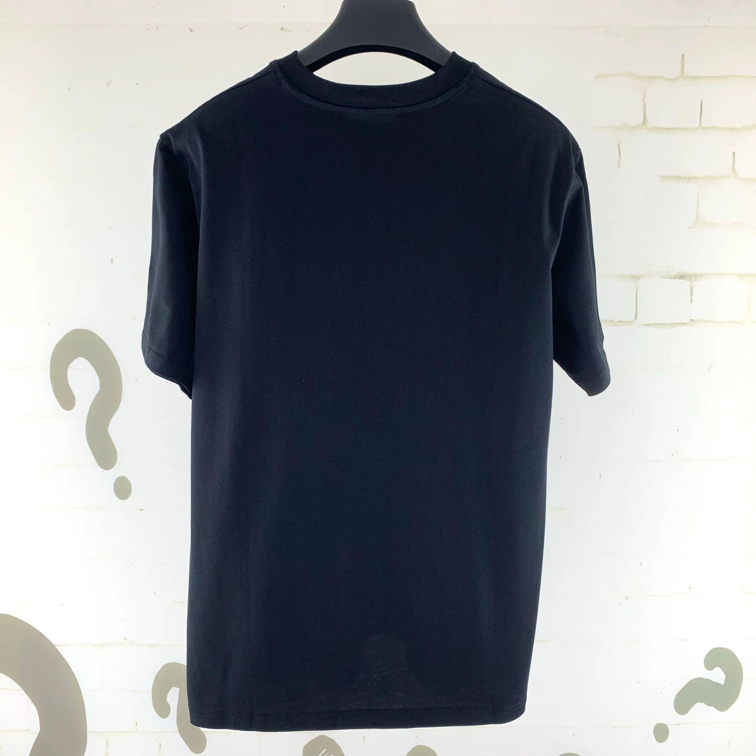 1:1 Top quality black color with tennis print tshirt