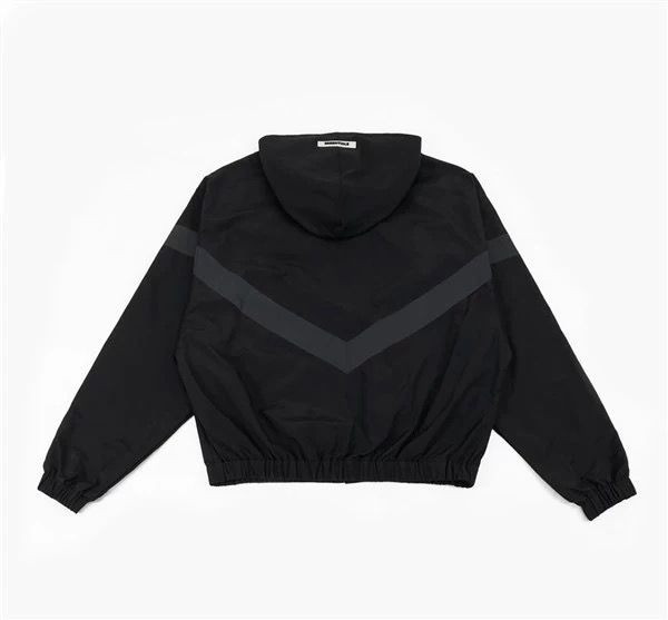 1:1 Top version black with grey color zipper jacket hoodie