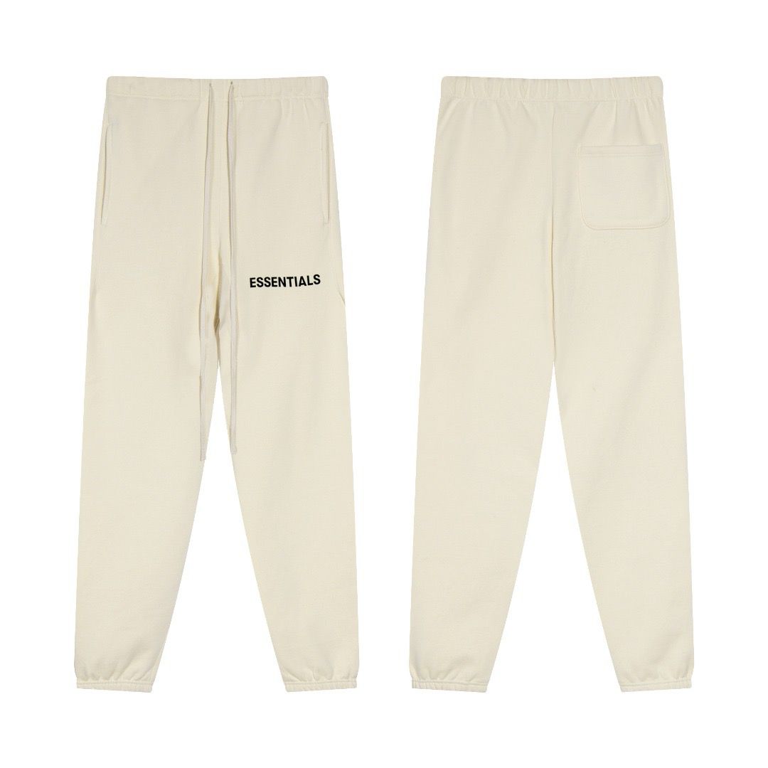 1:1 Top version logo fleece string pant