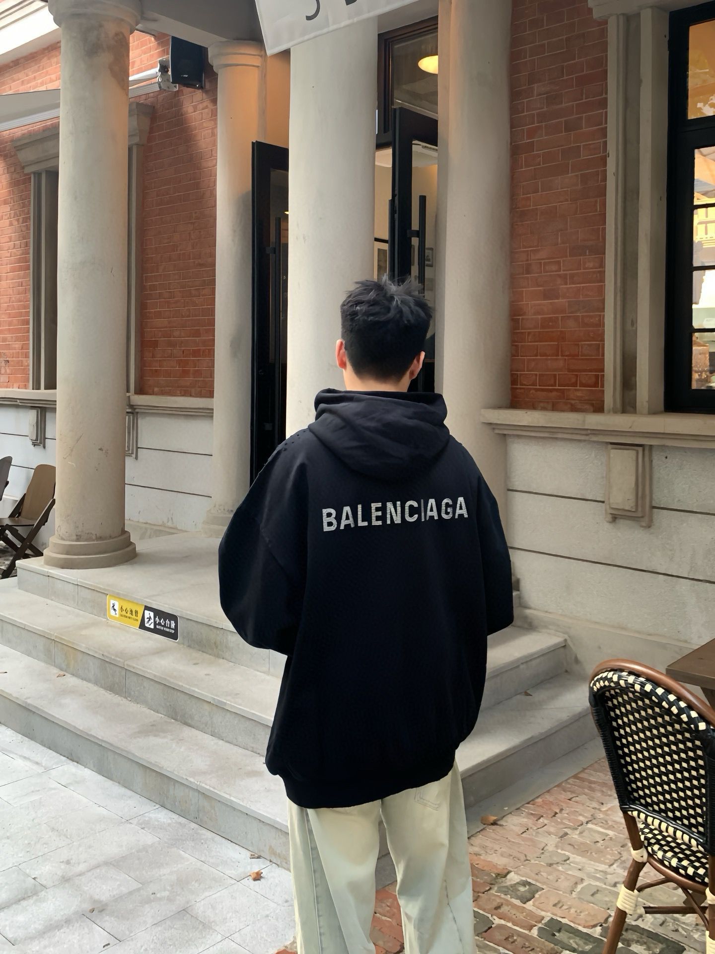 1:1 Version 2024 new front and back pressed and drilled hoodie