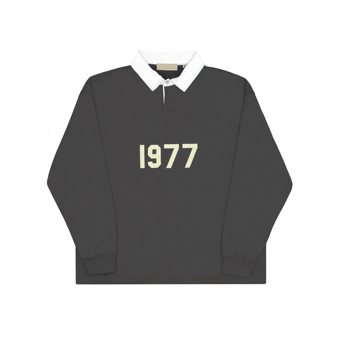 1:1 Top version 1977 fleece couple style polo shirt hoodie