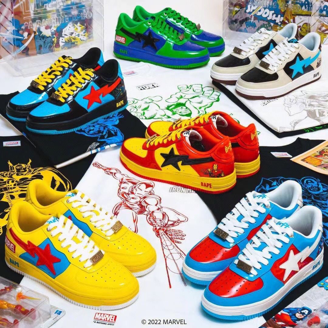 SK8 DUNK patent leather Marvel series black widows shoes