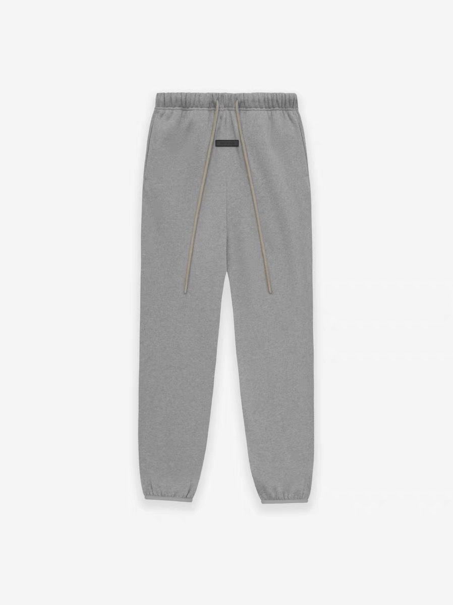 1:1 Top version basic color with leather logo sweat pant