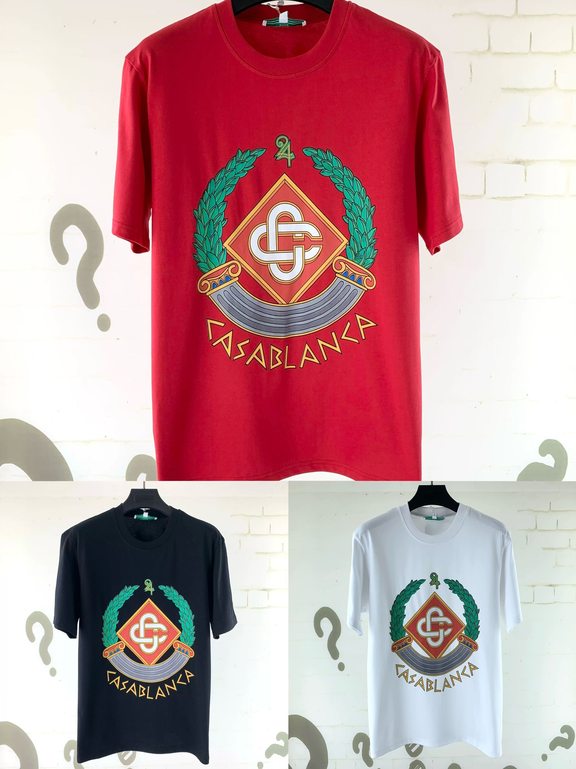 1:1 Top quality new 2024 logo printing tshirt