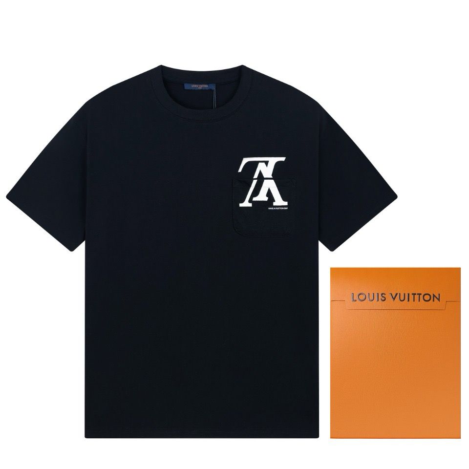 1:1 Top version reversed letter logo tshirt