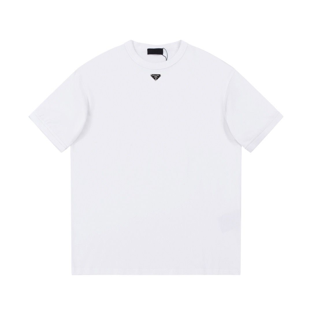 1:1 top version new style with metal logo tshirt