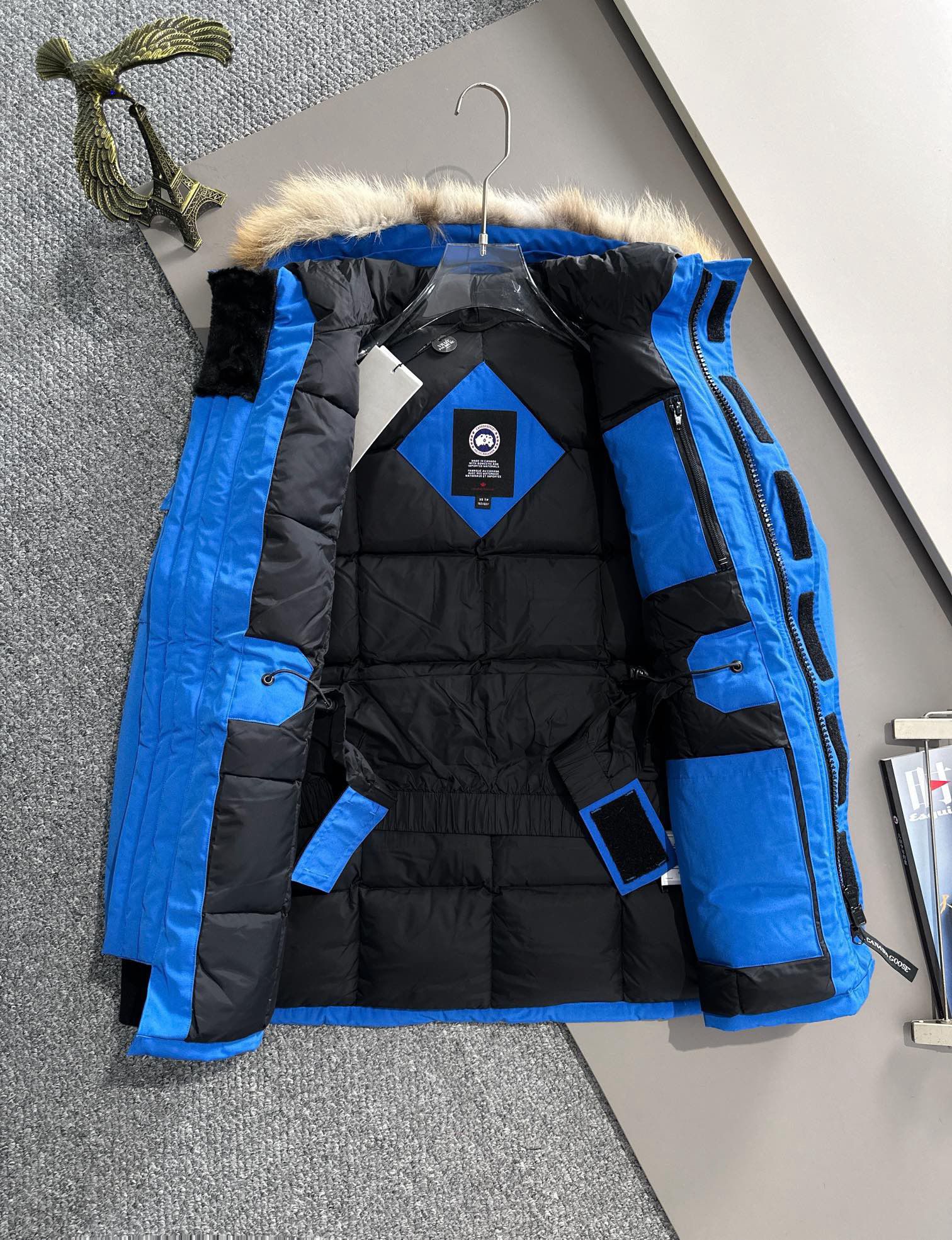 1:1 Top version blue color down jacket