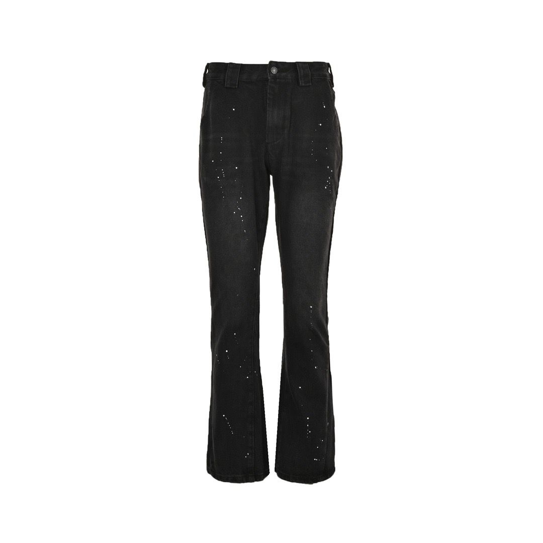 1:1 Version slim washing color flared jeans