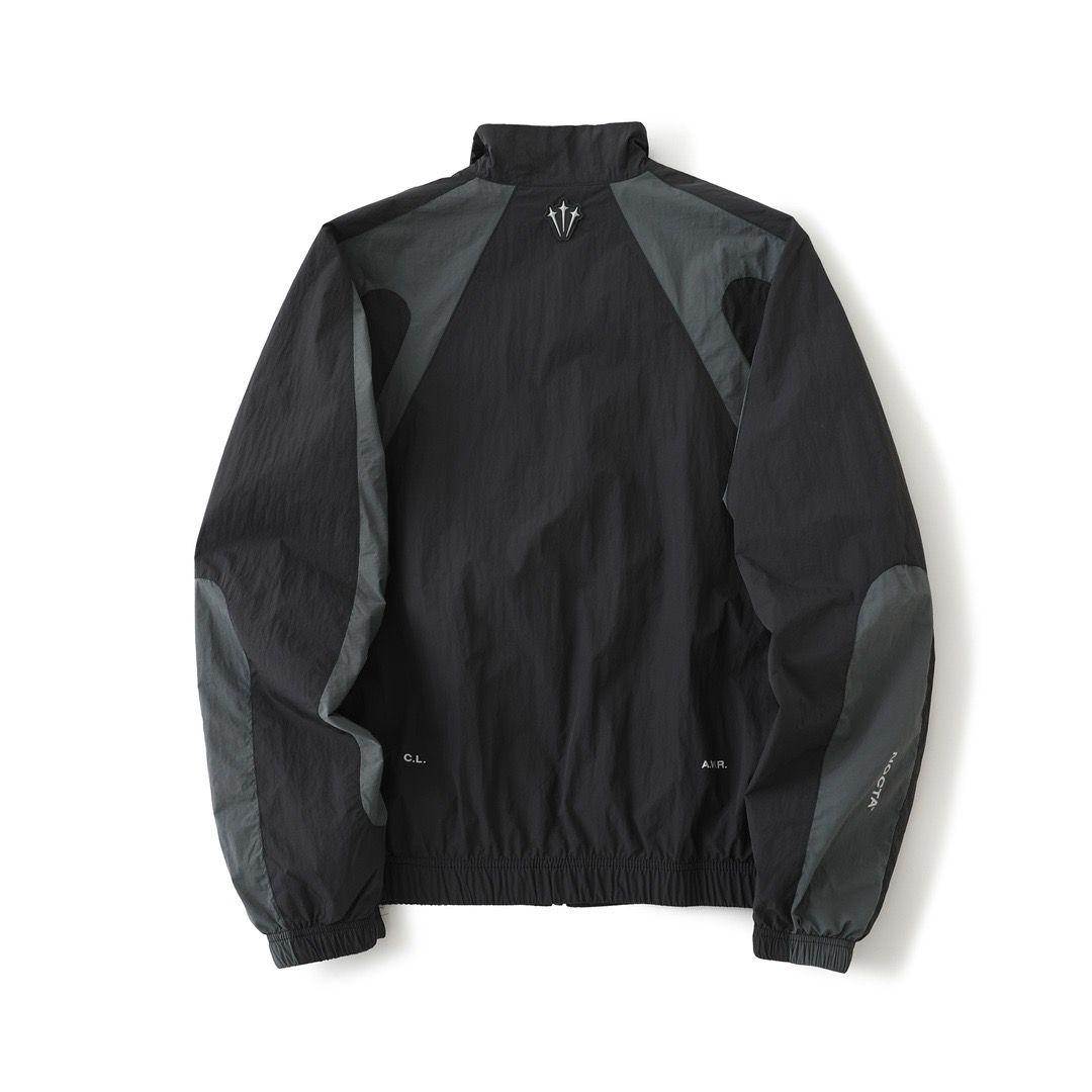 1:1 Version black splicing colors jacket