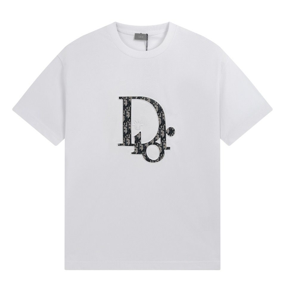 1:1 Top version new style letter embroidery tshirt