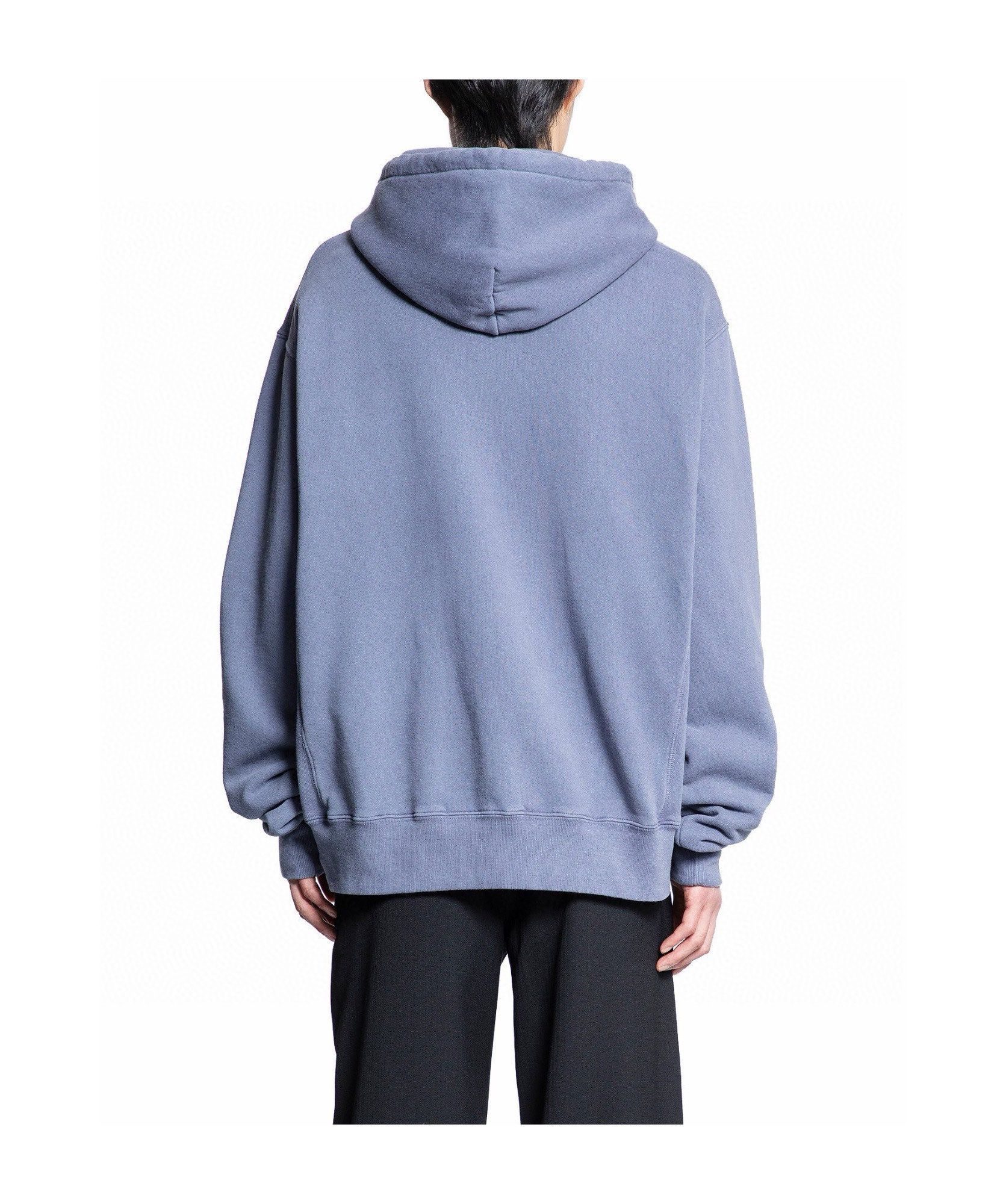 New washing grey color cotton hoodie