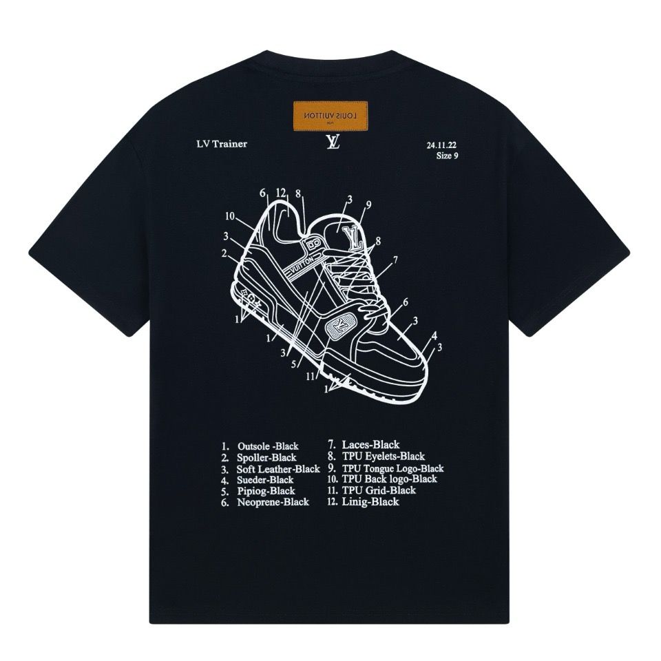 1:1 Top version shoes printt tshirt