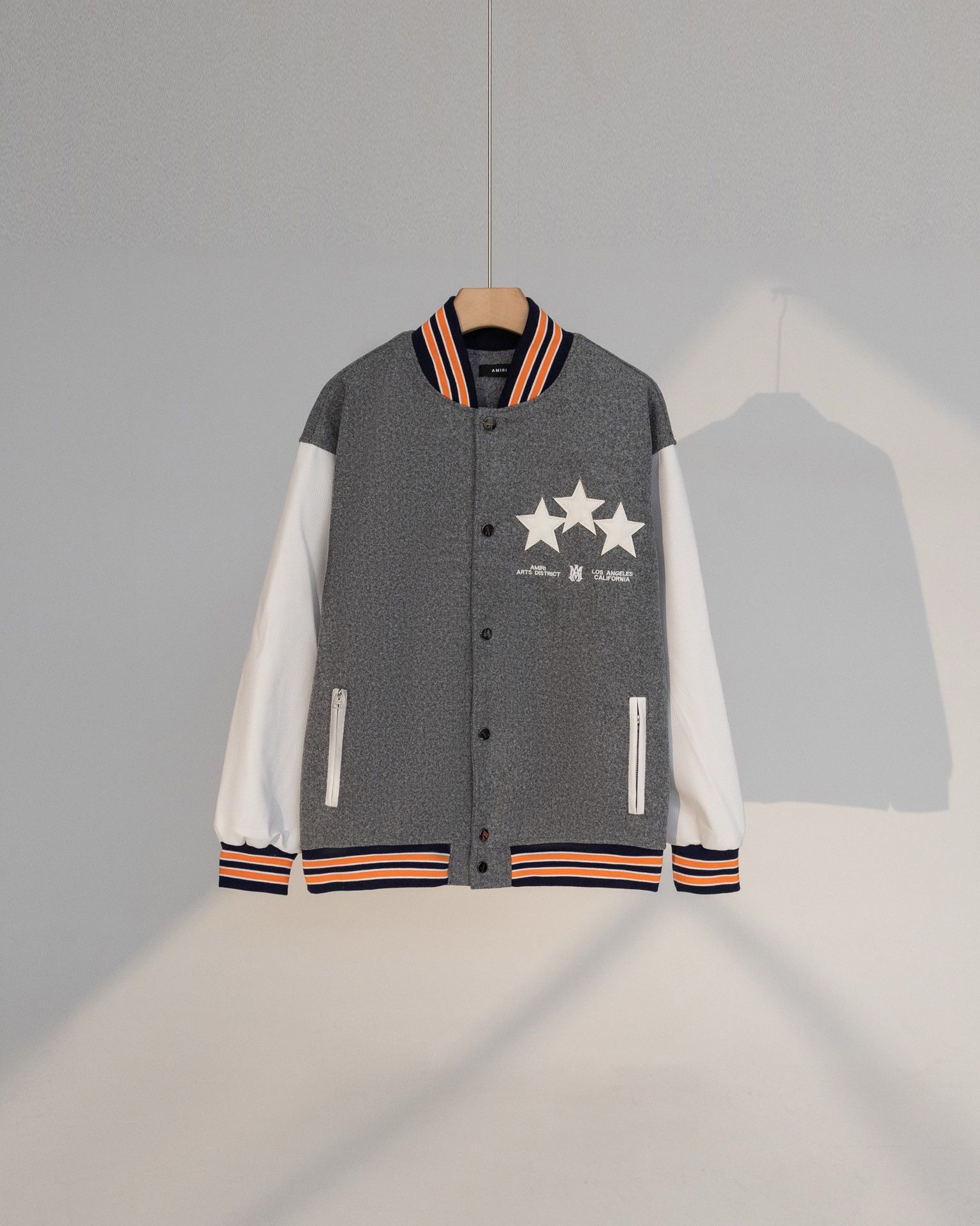 1:1 Top version 2024 new style star print baseball jacket