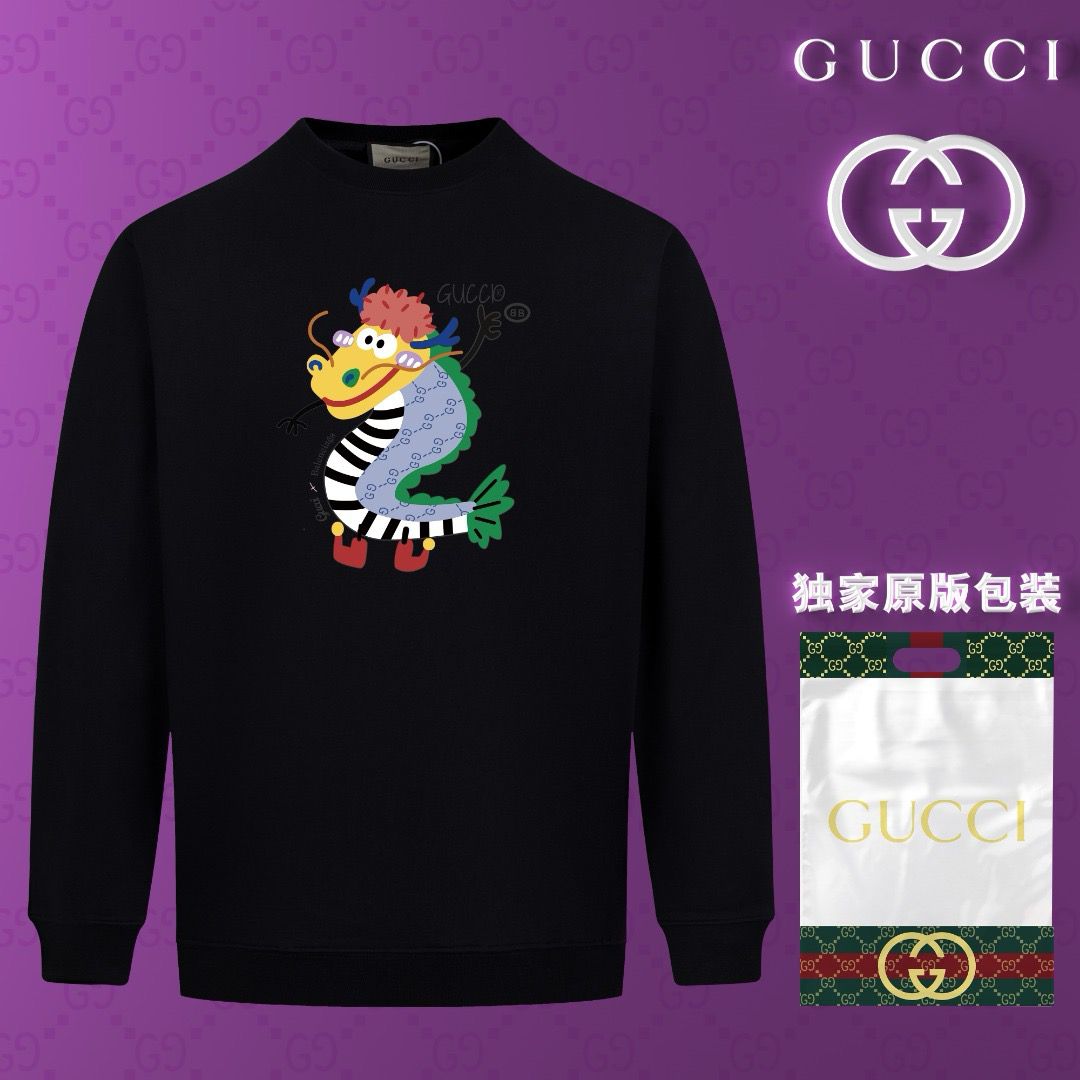 1:1 Top version graffiti print sweater