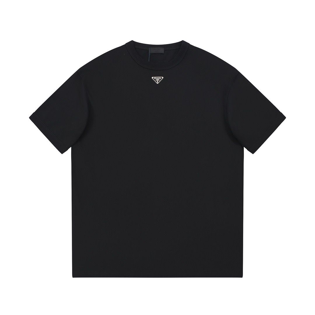 1:1 top version new style with metal logo tshirt