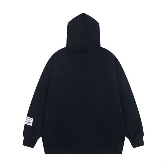 New basic grey black color with simple letter print hoodie