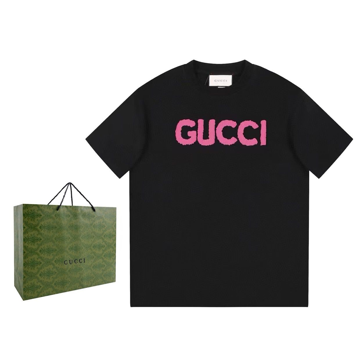 1:1 top version pink logo tshirt