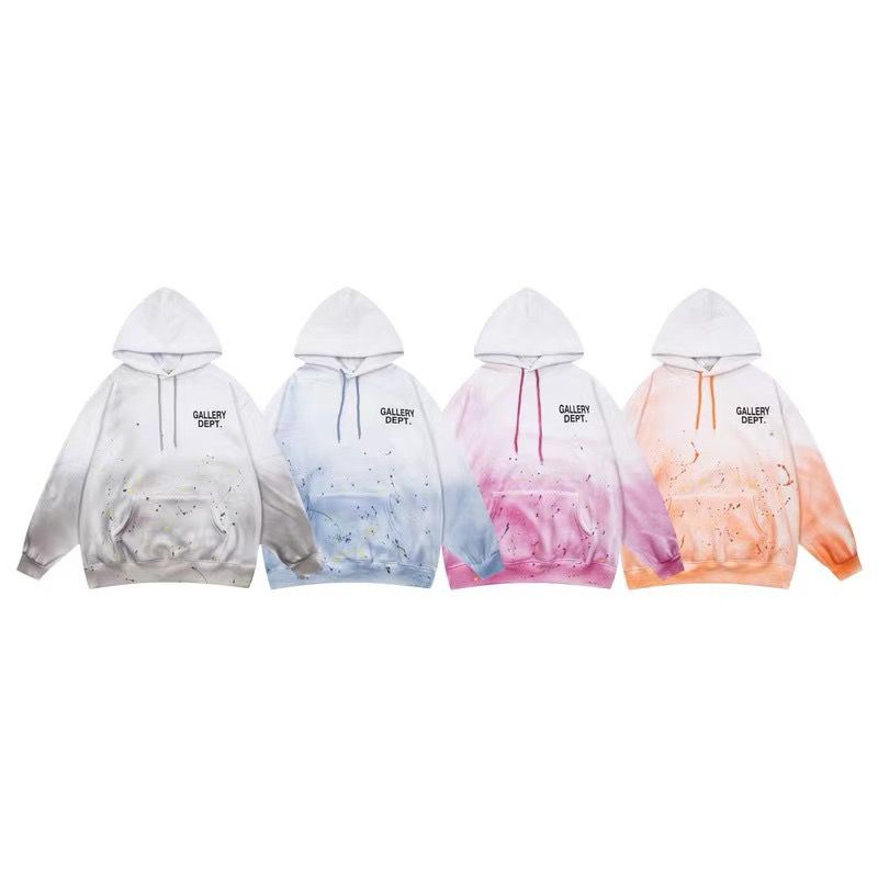 New arrival hand painted splash ink cotton fleece hoodie