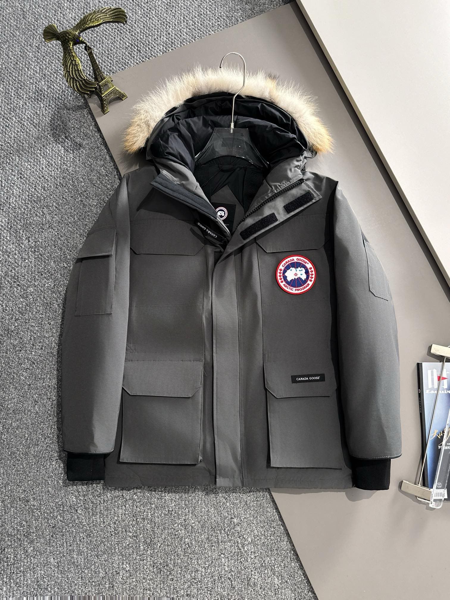 1:1 Top version 08 expedition parka classic down jacket