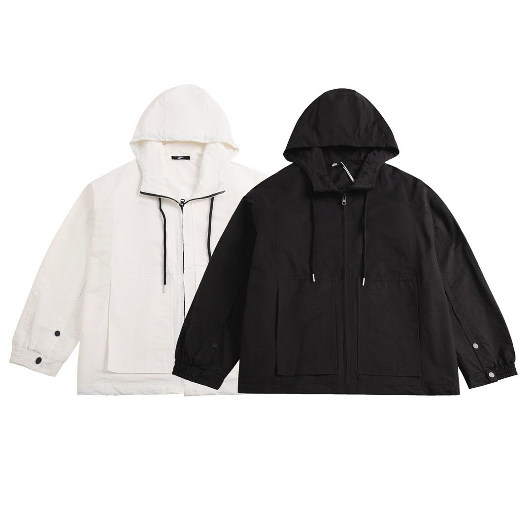 1：1 version new black and white jacket