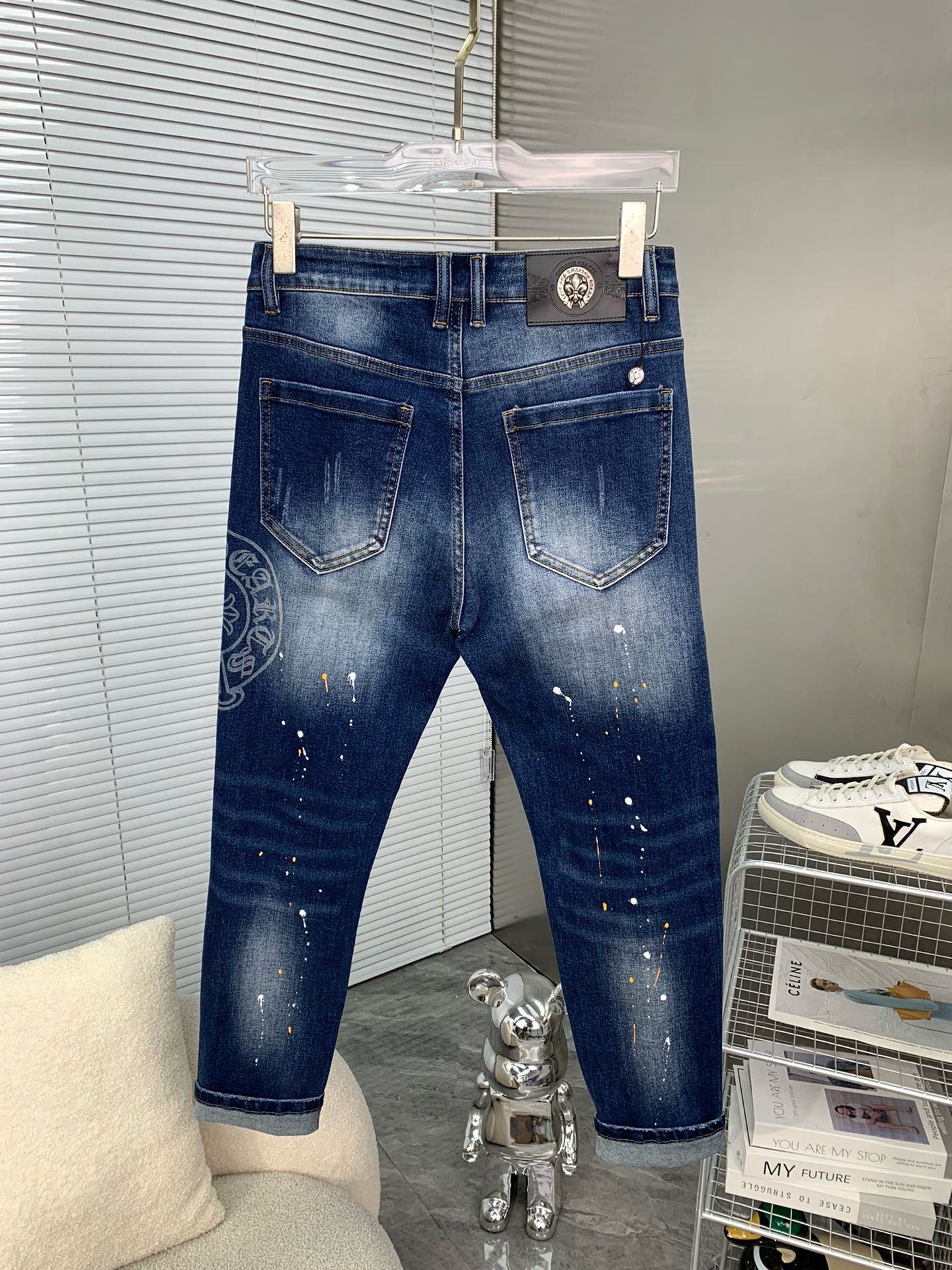 1:1 Version new style original blue jeans