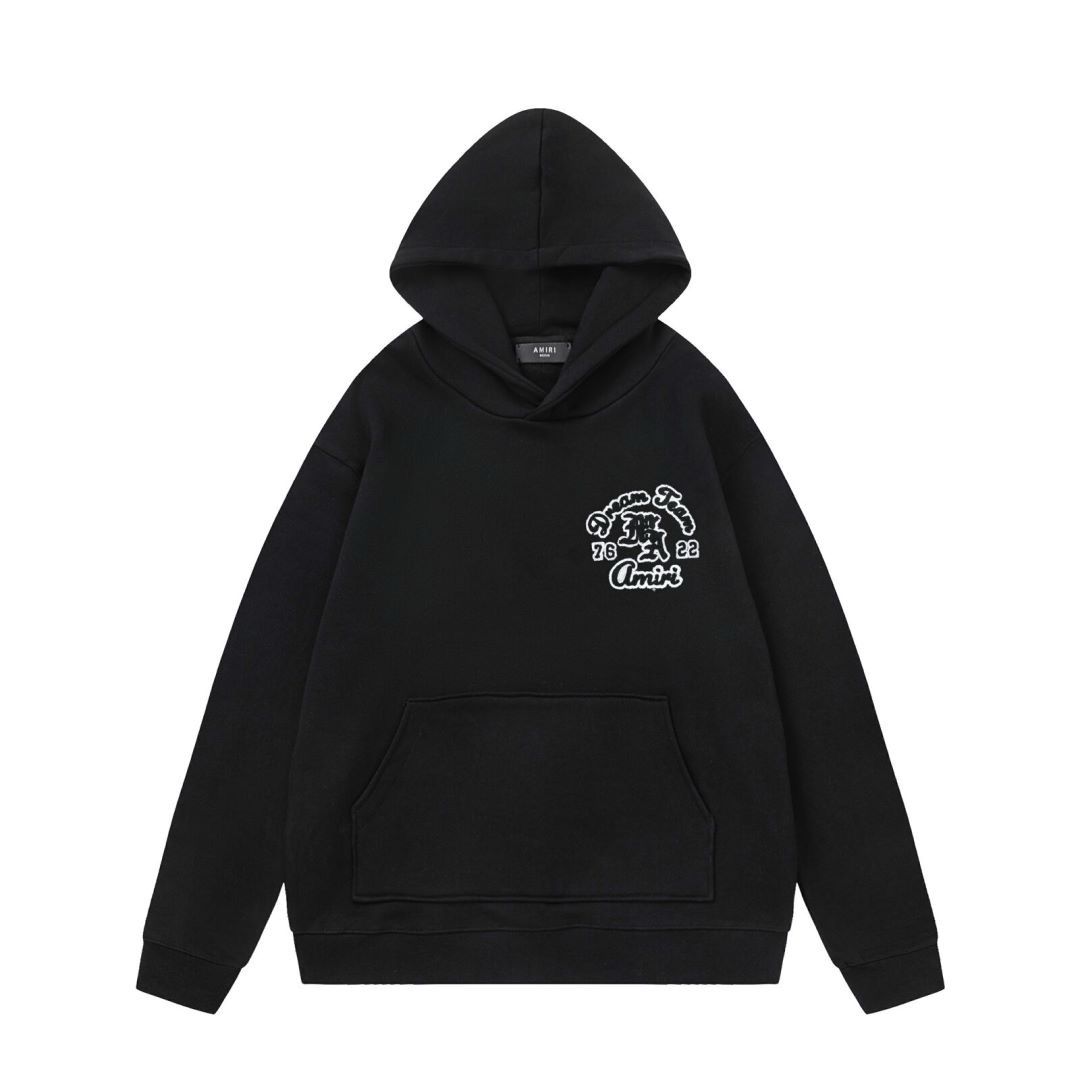1:1 Version new embroidery letters hoodie