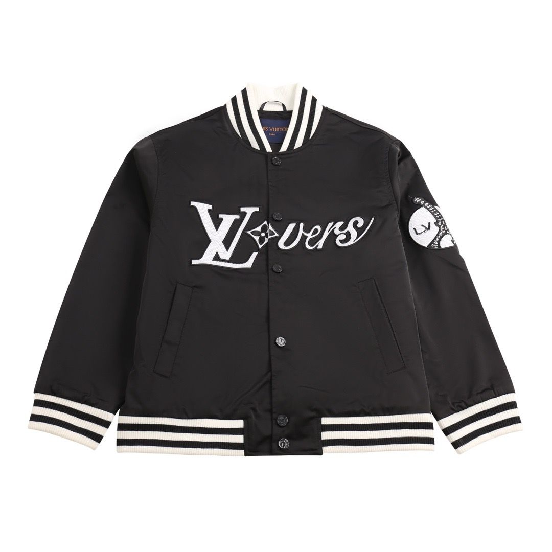1:1 Top version new embroidery logo jacket