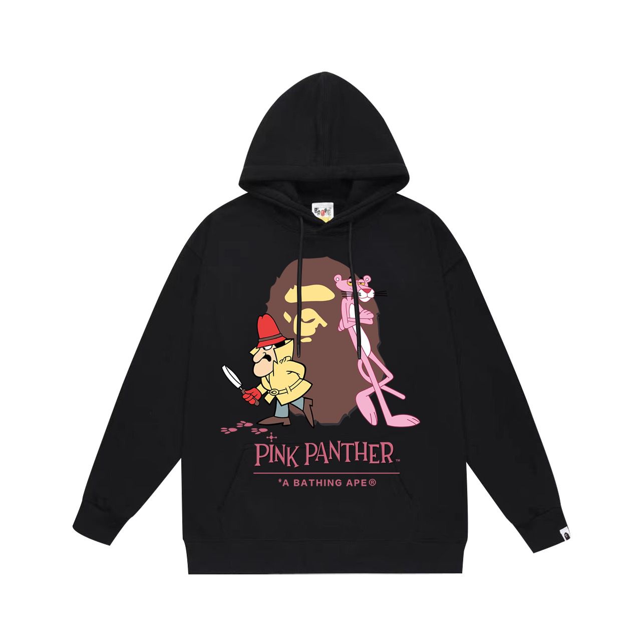 New arrvial pink panther print hoodie