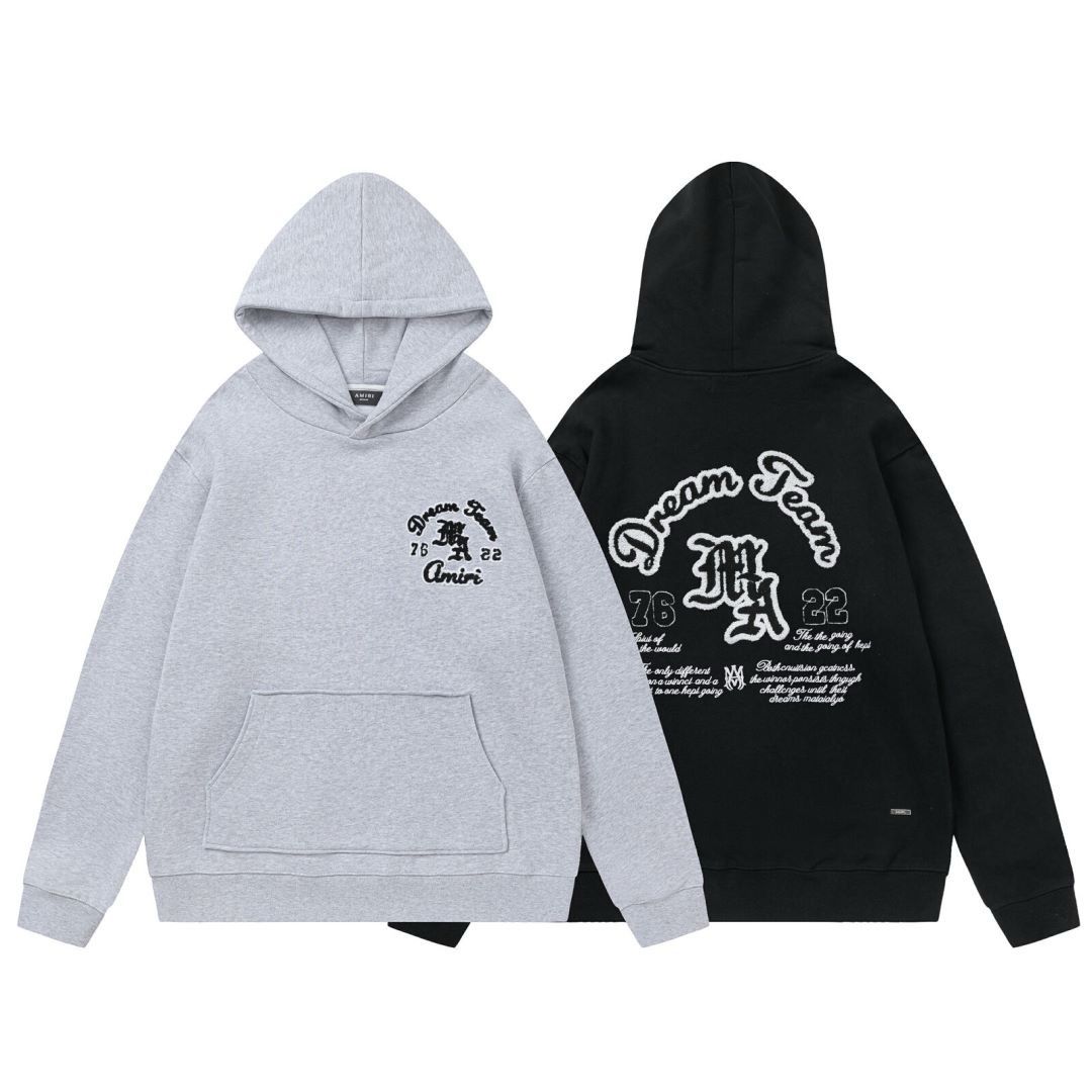 1:1 Version new embroidery letters hoodie