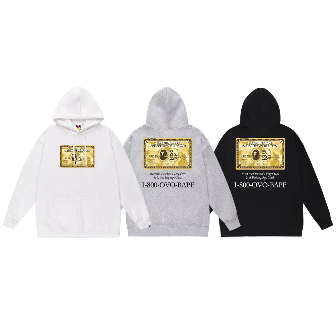 New arrival basic color with yellow print hoodie